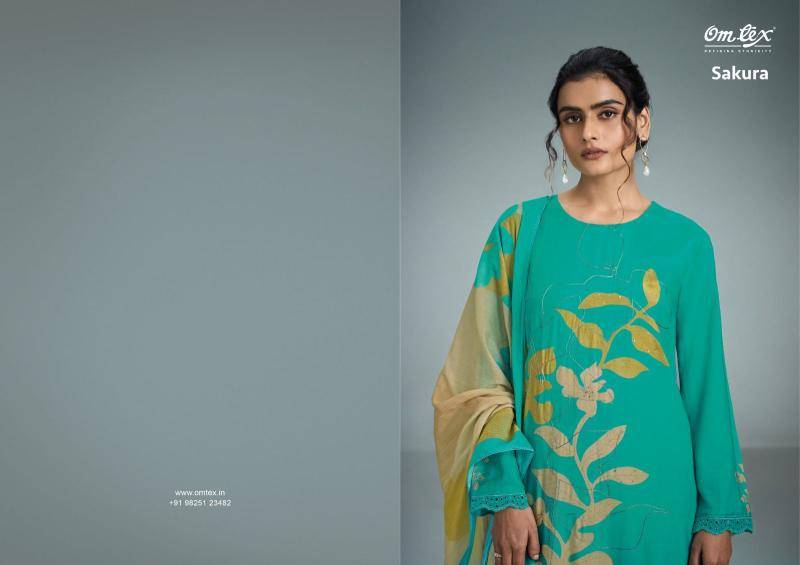 Omtex sakura Dress materials wholesale market in kolkata